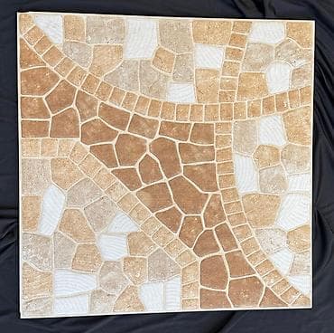 sunu gul: Dekorativ döşəmə plitələri – açıq və qapalı məkanlar üçün - Material — 9