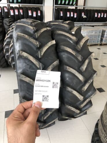 215 50 13 teker: ÖZKA 15.5-38 (traktor təkərləri). • İstehsalçı ölkə: Türkiyə • — 2