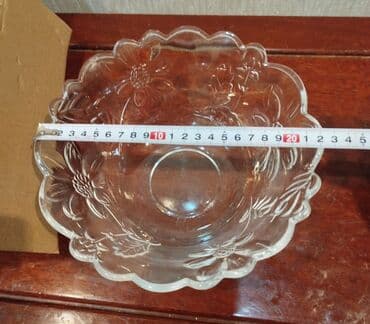 naxış şəkilləri: Şüşə kasalar dəsti – Glass Bowl Set Series - Material: şəffaf şüşə - — 6