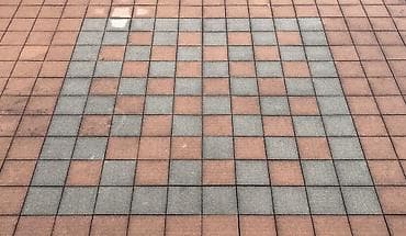 Kvadrat beton döşəmə daşları – dekorativ piyada/ həyət örtüyü -