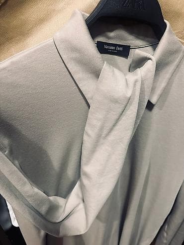 Polo köynək, Massimo Dutti, M, rəng - Boz — 6