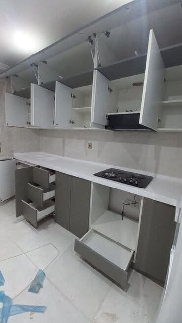 ıkıncı el metbex mebelı: Sifarişlə mətbəx dəsti, Özü çəkən petlələr, MDF, Kredit var, Pulsuz çatdırılma — 3