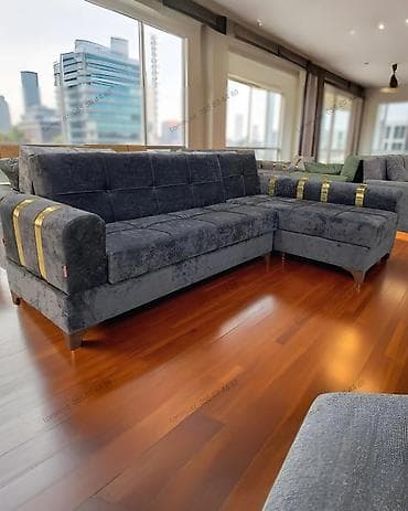 Künc Divan Eviniz üçün geniş mebel seçimi: divanlar, dolablar