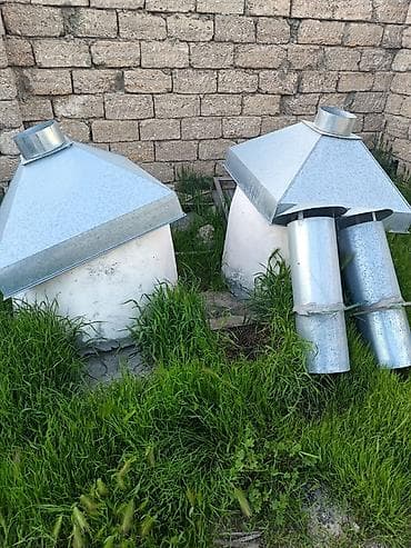 Havalandırma boruları: 1 ədədi 100 azndır, Təndir üçün nəzərdə tutulub Sinkafon/kamin və soba — 1