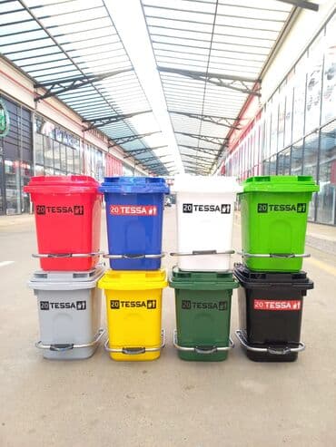 TESSA markalı yaşıl rəngli tullantı qabları – müxtəlif həcm və — 3
