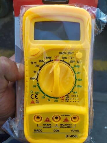 azərbaycan bildiriş indikatoru: Tester yeni keyfiyyətli elektroni — 1