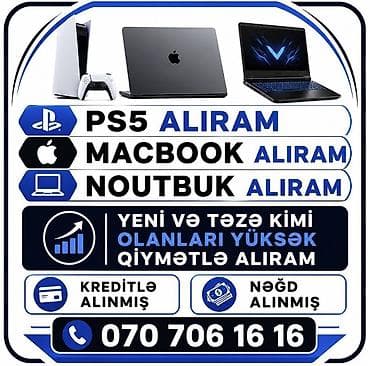macbook дешево: ƏN YÜKSƏK QİYMƏTLƏ NOUTBUK PS5 VƏ MACBOOK ALIRAM TEKLİF EDİN KREDİTLƏ — 1