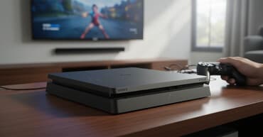 купить плейстейшен 4: Sony PlayStation 4 Slim oyun konsolu - Model: PS4 Slim - Rəng: qara - — 1
