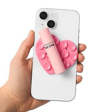 Smartfon üçün tutacaq - Ürək formasında, silikon materialdan