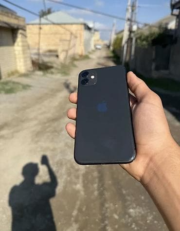 iphone 13 pro maxs: IPhone 11, 64 GB, Qara, Zəmanət, Simsiz şarj, Face ID — 3