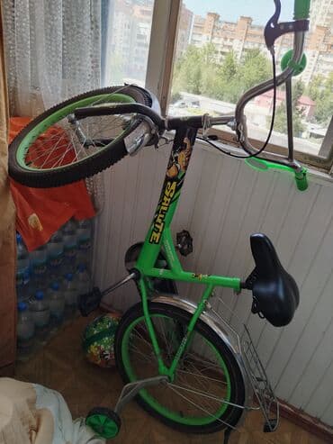 ikinci əl velosipedlər: Bu yaşıl rəngli uşaq velosipedi kiçik qartallar üçün əla seçimdir — 2