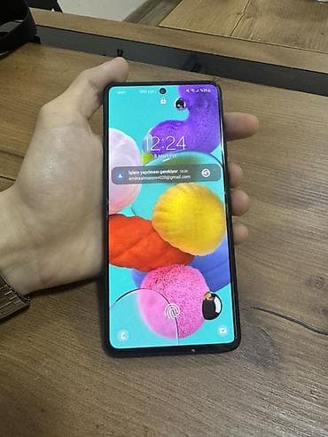 Samsung Galaxy A51, 128 GB, rəng - Qara, Barmaq izi