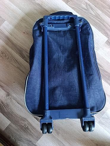 Oyuncaqlar: Çamadan tipli təkərli məktəb/seyahət çantası - Rəng: tünd mavi — 6