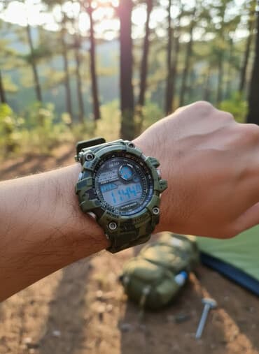 Qol saatı, rəng - Yaşıl