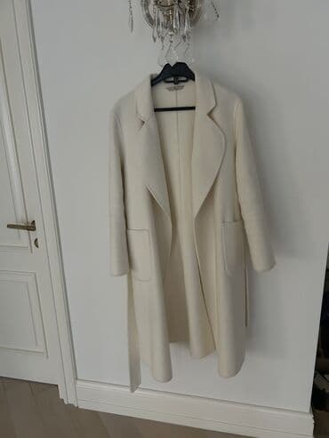 hamile geyim: Пальто кашемир 100% Айвори. Размер написано л но маломерки на с м — 2