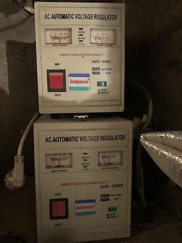 stabilizator satilir: İşlənmiş, Ev üçün, 1 faza, Gərginliy stabilizatoru, Digər gərginlik — 3