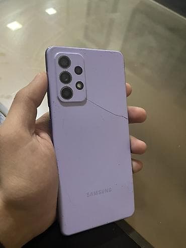 htc yeni model: Samsung Galaxy A52, 128 GB, rəng - Bənövşəyi, Sensor — 2