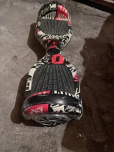 Qraffiti dizaynlı hoverboard (self-balance skuter) - Korpus