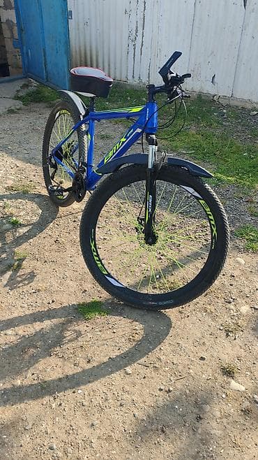 rockrider velosiped: BMIX GTR dağ velosipedi - Rəng: mavi-göy, neon yaşıl detallar - — 2