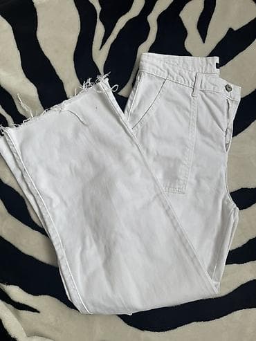 Şalvar, Topshop, M, rəng - Ağ