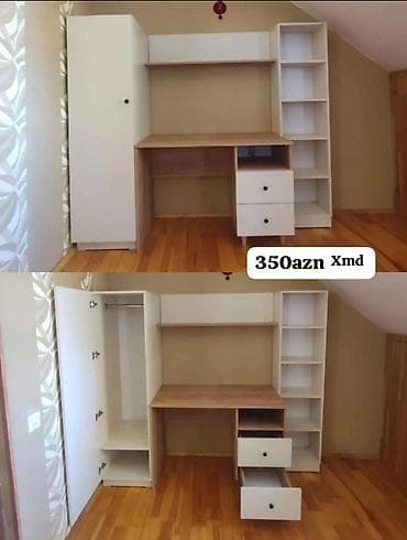 2ci el carpayi: Tələbə/iş masası dəsti – 350 AZN Kompakt çoxfunksiyalı mebel dəsti: - — 1