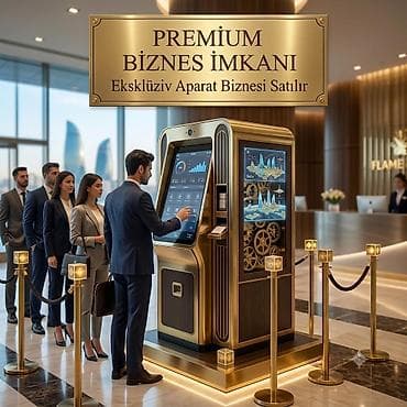 Оборудование для бизнеса: PREMİUM BİZNES İMKANI – Hazır Gəlir Gətirən Eksklüziv Aparat Biznesi — 1