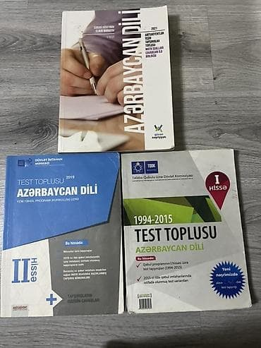 3u birlikde 15 azn!! Məhsul: Azərbaycan dili üzrə abituriyentlər üçün