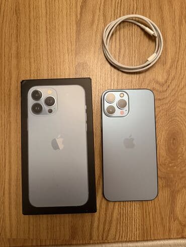 Lincoln: IPhone 13 Pro Max, 128 ГБ, Sierra Blue, Беспроводная зарядка, Face ID — 2