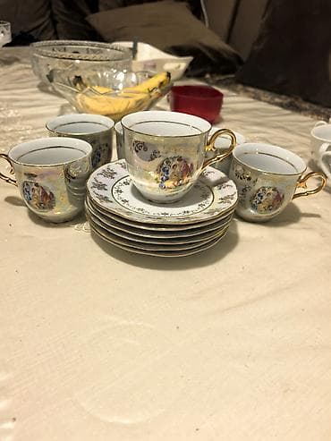 Çay dəsti, rəng - Ağ, Farfor, 12 nəfərlik, Çexiya lalafo.az -da Çay dəsti, rəng - Ağ, Farfor, 12 nəfərlik, Çexiya