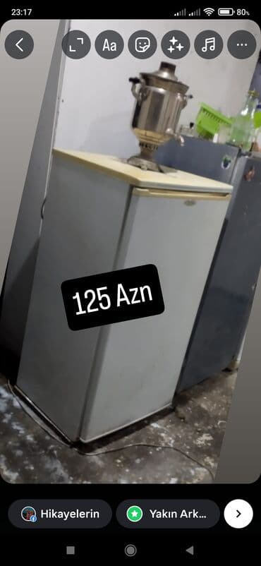 Ət çəkən maşınlar: Məhsul: Kiçik ölçülü masaüstü soyuducu - Rəng: Boz/gümüşü gövdə, açıq — 1