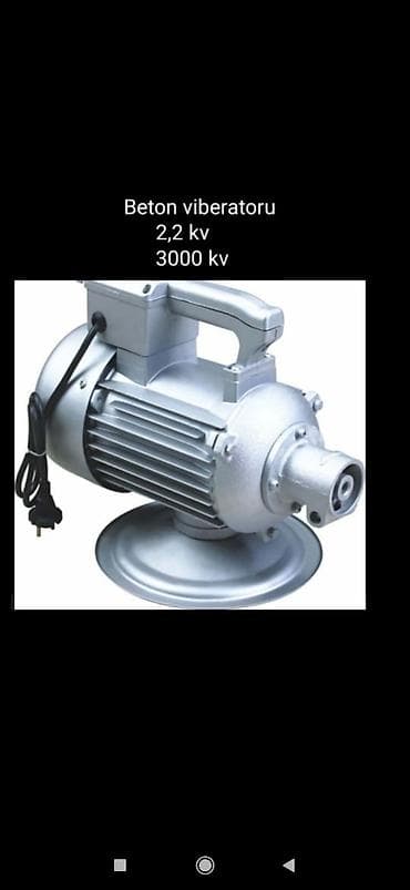 Mexaniki əl alətləri: Vibrator beton qarışdıran — 1