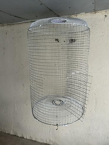 qus adlari: Metaldan hazırlanmış iri ölçülü asma qəfəs/tor - Material: sinklənmiş — 1