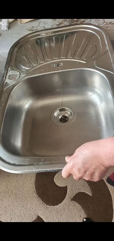 quru: Mətbəx üçün paslanmayan poladdan birgözlü qəlib tipli lavabo - — 2