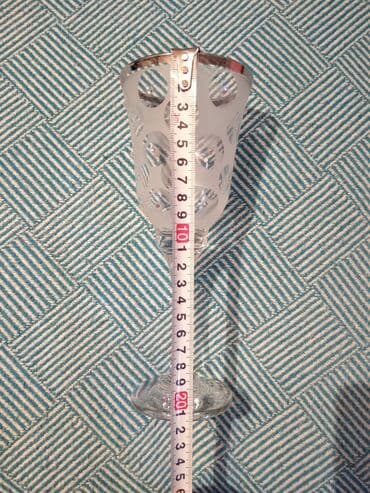 Mətbəx aksesuarları: Qədəhlər, rəng - Gümüşü, Şüşə, 6 ədədli dəst, Türkiyə — 4