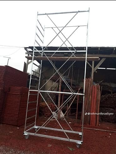 лагонда инструмент: Təkərli lesalarin icarəsi hündürlük 1,20-9 metreye kimi təkərli — 3