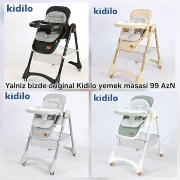 Sara…. Original Kidilo uşaq yemək masası – 99 AZN Xüsusiyyətlər: - 2