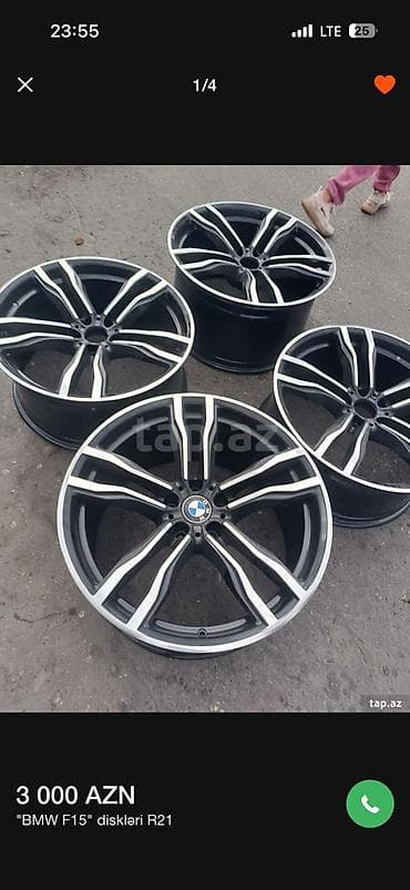 cobalt disk: Məhsul: BMW F15 üçün disklər, R21 Təsvir: - 4 ədəd yüngül lehimli — 1