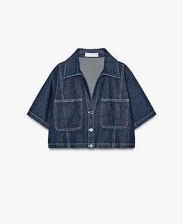 ZARA qadın denim köynək. Yeni, etiketdiz. - Material: qalın denim lalafo.az -da ZARA qadın denim köynək. Yeni, etiketdiz. - Material: qalın denim