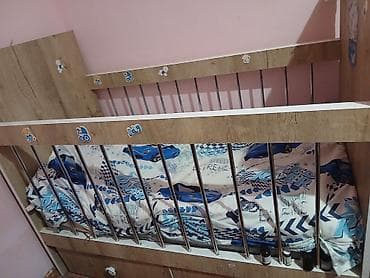 mebel divan: Təzə di bir ay işlənib özum de teze almışdım Uşaq beşiyi – taxta — 2