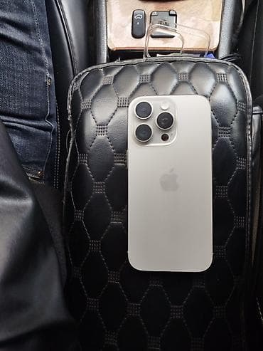 i̇pona: IPhone 16 Pro, 128 GB, White Titanium, Simsiz şarj, Face ID, Sənədlərlə — 1