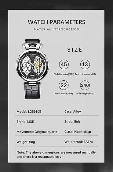 saat qablari: Yeni, Qol saatı, rəng - Gümüşü — 5