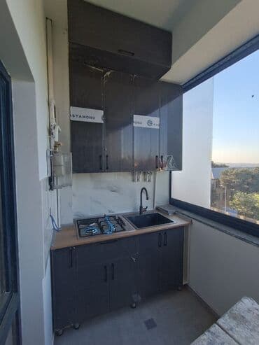 xonca novruz: Sifarişlə mətbəx dəsti, Sadə petlələr, MDF, Kredit var, Pulsuz çatdırılma — 1