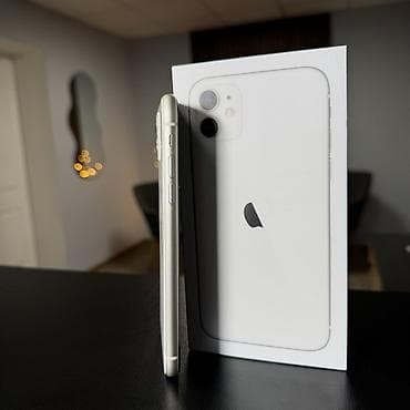iphone wp: IPhone 11, 128 GB, Ağ, Zəmanət, Kredit, Simsiz şarj — 3