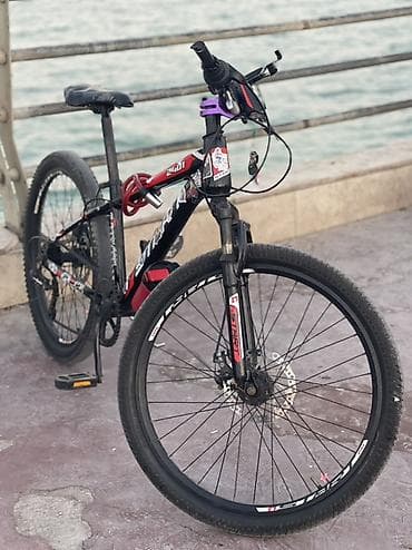 wolf velosiped: Dağ velosipedi – Sport 2401 (qara/qırmızı) Xüsusiyyətlər: - Çərçivə — 2