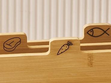 ət taxtasi: Karaca bambuk kəsim lövhələri dəsti - Tərkib: 3 ədəd bambuk lövhə + — 3