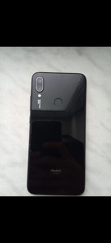 Redmi Note 7, 64 GB, rəng - Qara, Barmaq izi