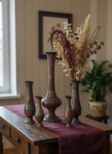 qədimi tava: Vaza dəsti, Mis — 6