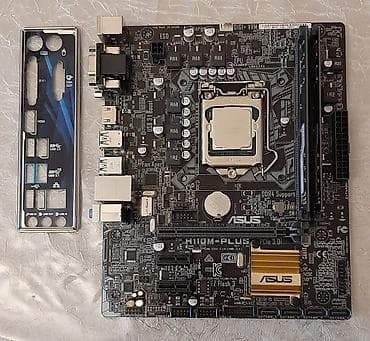 mini pc computer: Bundle satılır - 130 AZN Ana plata : Asus H110M-Plus Platada 3.0 — 1