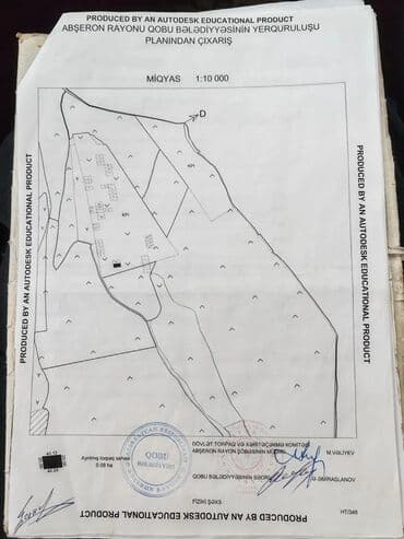 qebelede ucuz evler: 8 sot, Kənd təsərrüfatı, Mülkiyyətçi, Bələdiyyə — 1