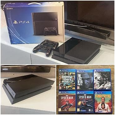 480 Azn PlayStation 4 əla veziyyetde ustunde Oyunlarida